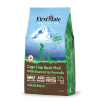 FirstMate Cat LID GF Cage Free Duck with Blueberries 4lb