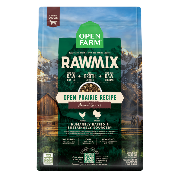 Open Farm Dog RawMix Ancient Grain Open Prairie
