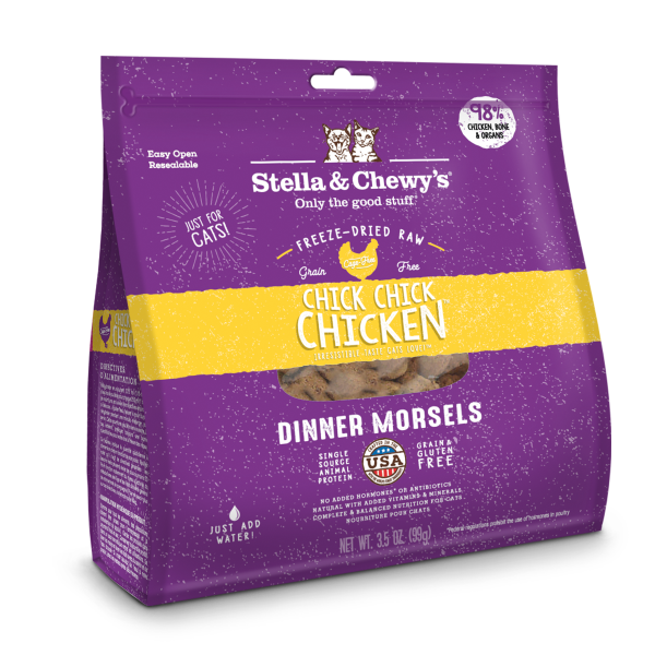 Stella&Chewy's Cat FD Chick Chick Chicken Morsels 3.5 oz