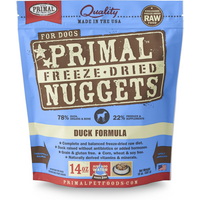 Primal Dog Freeze Dried Duck Nuggets