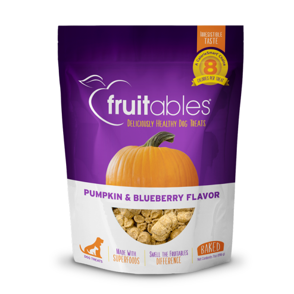 Fruitables Dog Pumpkin & Blueberry Crunchy Treats 198 g