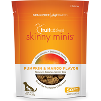 Fruitables Dog Skinny Minis Pumpkin/Mango Chewy Treats 141 g