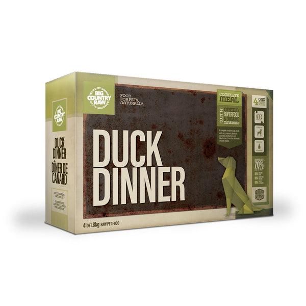 Big Country Raw Duck Dinner 4lb