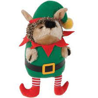 XMAS Elf Heggie Plush Dog Toy