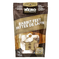 Hero Dehydrated Rabbit Feet – 114g