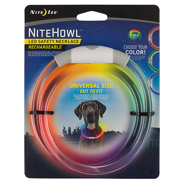 NiteHowl LED RechargeableSafety NecklaceDisc-O