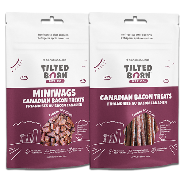 Tilted Barn Pet Co. MINIWAGS Canadian Bacon Soft Meaty Treats